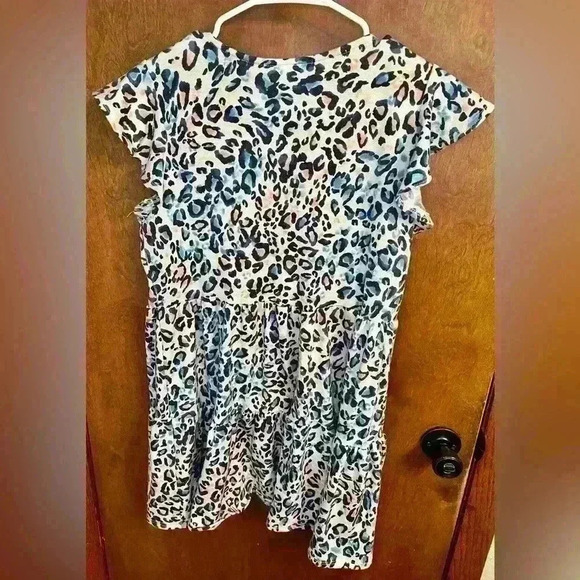Lovely J women’s colorful leopard print tunic top oversized - Picture 2 of 3